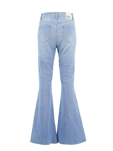 Jeans flare a vita alta - 2