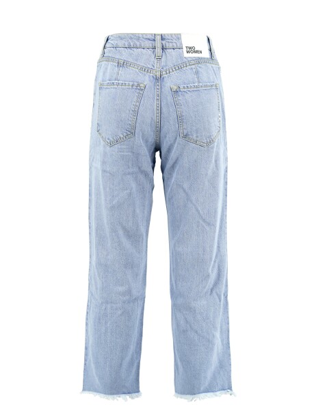 Jeans straight leg con tasconi frontali - 2