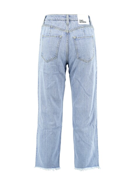 Jeans straight leg con tasconi frontali - 2