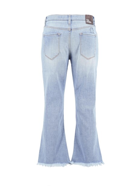 Jeans flare a vita alta - 2