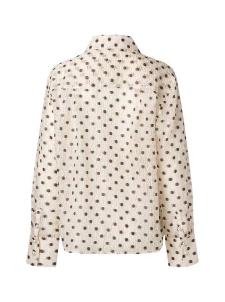 Polka dot shirt with jewel buttons - 2