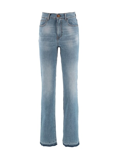 Jeans modello boy con gamba morbida - 1