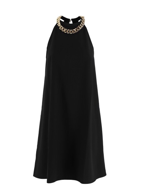 Halter dress with chain - 1