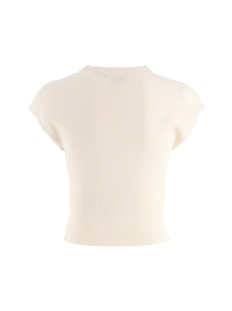 Ribbed top with buckle - 2