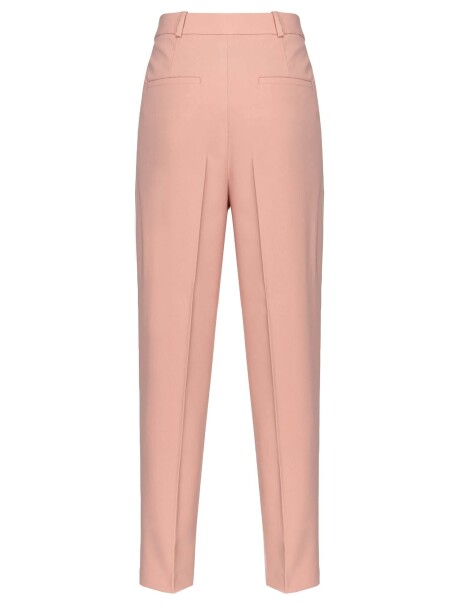 Carrot-fit trousers in shiny satin - 2