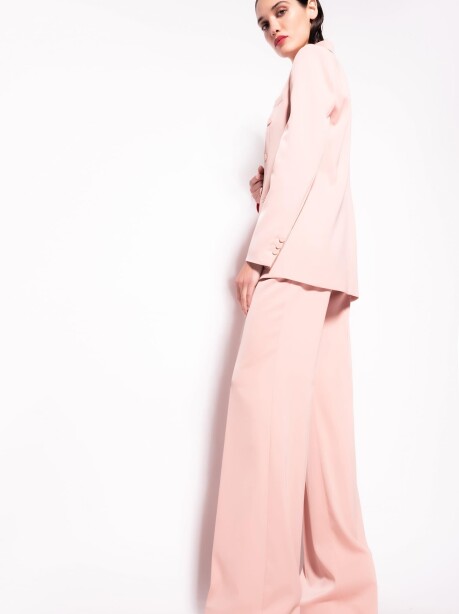 Pantaloni flare-fit in satin - 3