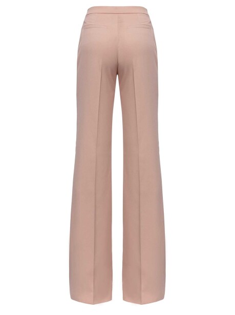 Pantaloni flare in satin lucido - 2