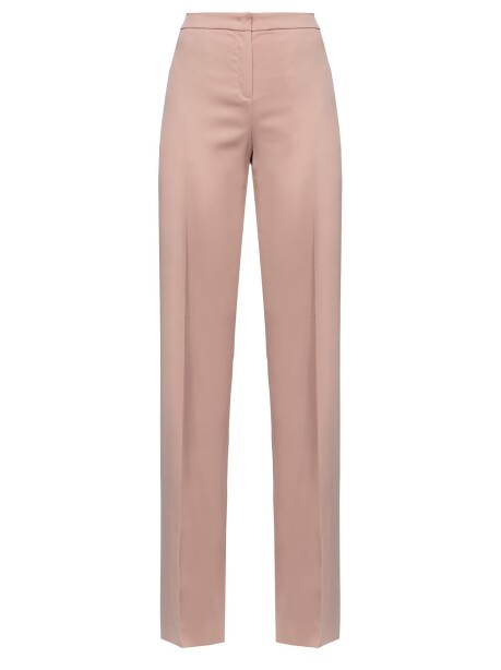 Pantaloni flare-fit in satin - 1