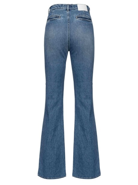 Flare jeans with strings - 2