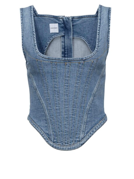 Denim Bustier - 1