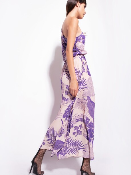 Tropical printed long dress - 4