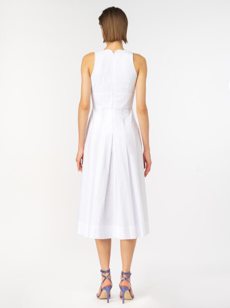 Midi dress in cotton - 4