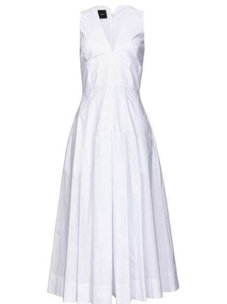 Midi dress in cotton - 1
