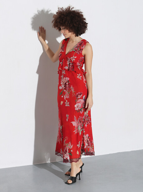 Long floral dress - 3