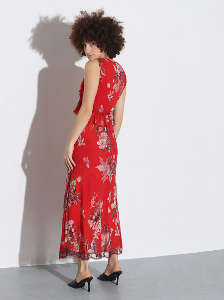 Long floral dress - 6