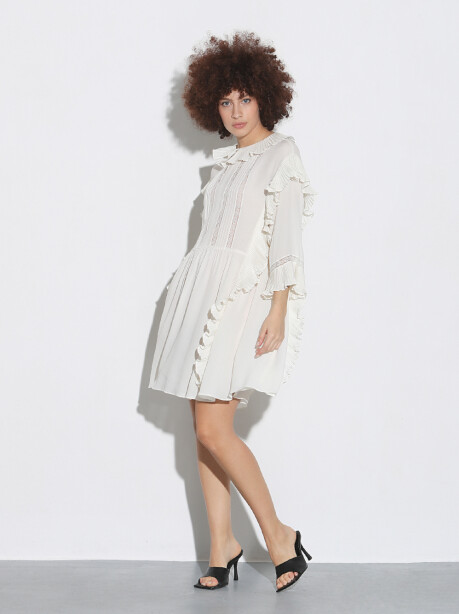 Minidress with rouches - 5