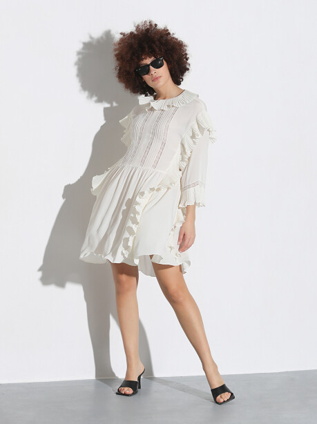 Minidress with rouches - 3