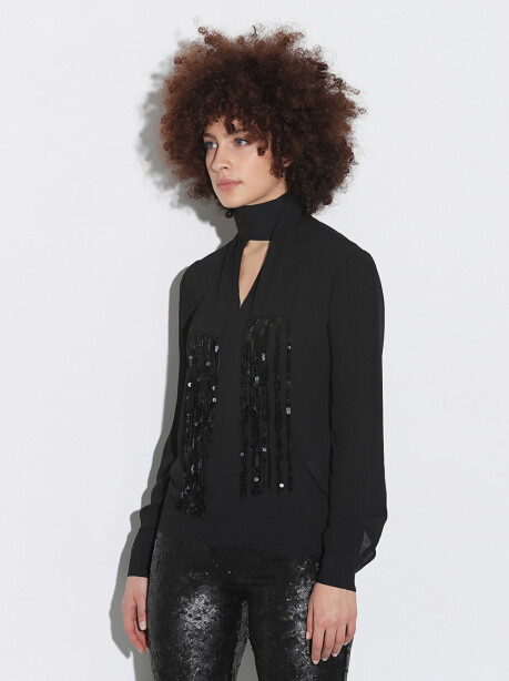 Blusa con fusciacca - 4