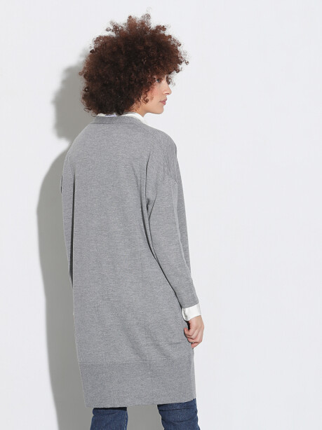 Oversized cardigan in pure virgin wool - 5