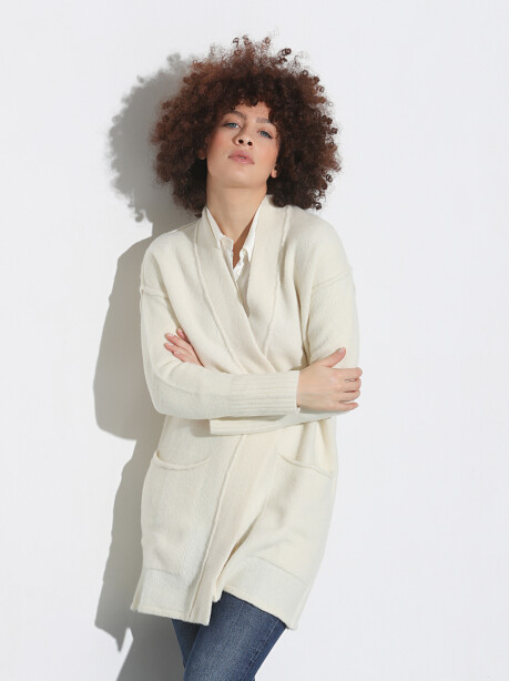 Pure merino wool cardigan - 4