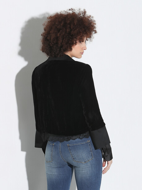 Short velvet jacket - 6