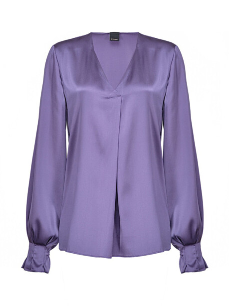 Blusa in raso di seta - 4