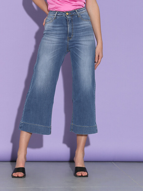 Jeans modello coulotte - 1
