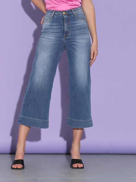 Jeans modello coulotte - 1