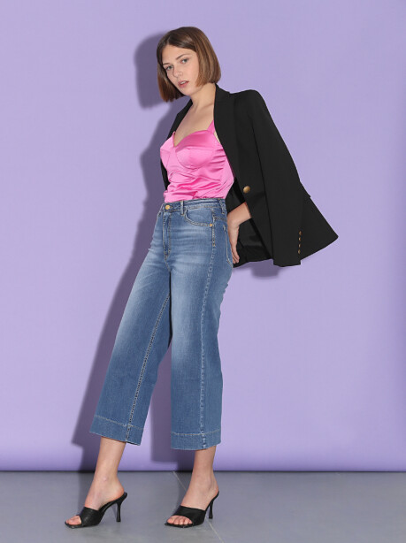 Jeans modello coulotte - 3