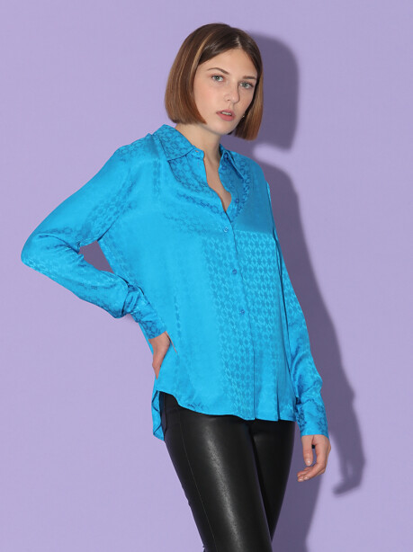 Geometric jacquard shirt - 5