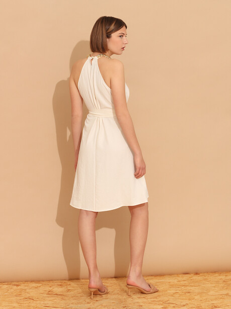 Halter dress with chain - 2