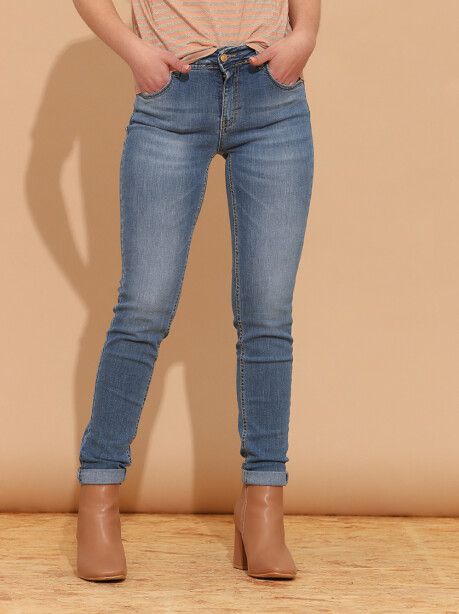 Jeans skinny in denim - 4
