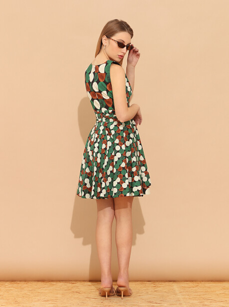 Patterned cotton dress - 4