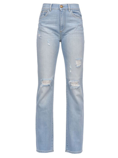 Jeans straight in denim - 1