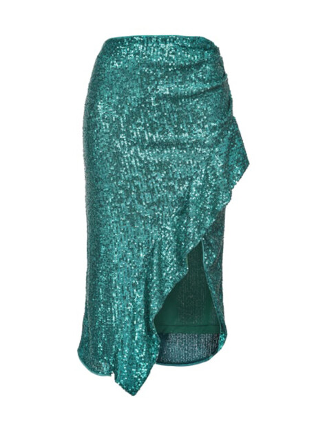 Square sequin midi skirt - 1