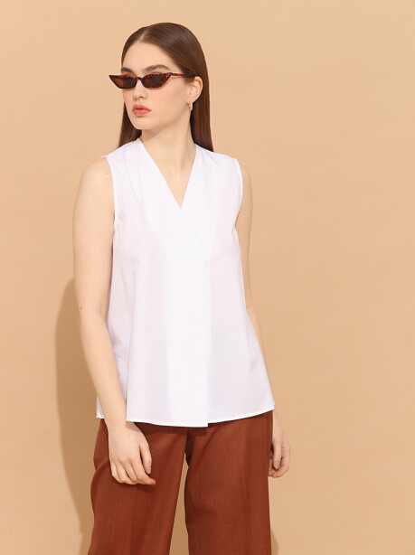 Blusa in cotone - 1