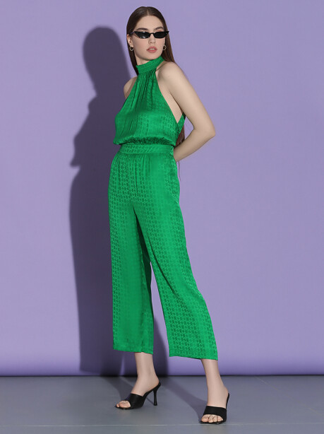 Geometric jacquard jumpsuit - 3