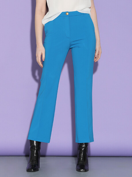 Trousers in scuba fabric stitch - 4