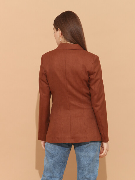 Double-breasted four-button blazer - 5