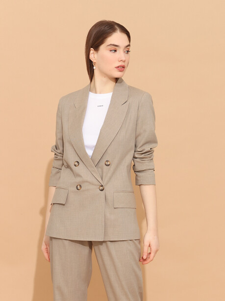 Blazer doppiopetto quattro bottoni - 6