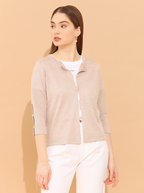 Jacket model cardigan with slits - 4