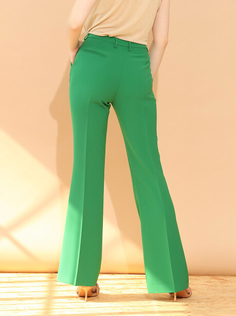 Pantaloni in cady tecnico modello flare - 2