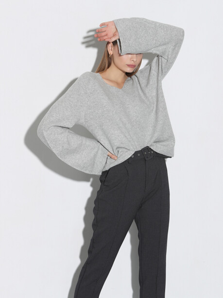 Oversize sweater mélange colored - 3