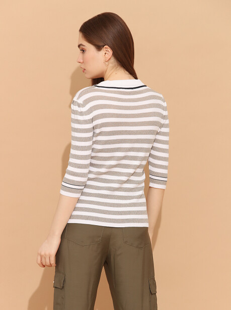 Striped polo shirt - 6