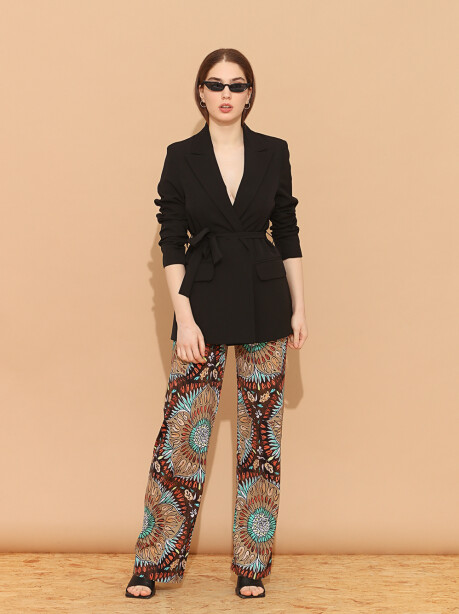 Welcome Summer patterned jersey trousers - 4