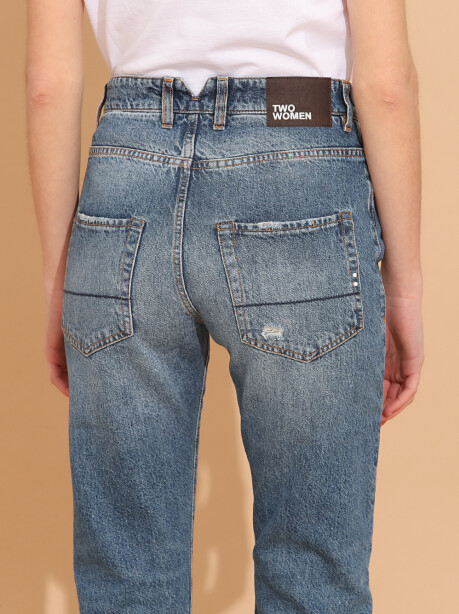 Manu Up five-pocket boyfriend jeans - 4