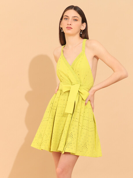 Short broderie anglaise dress - 4
