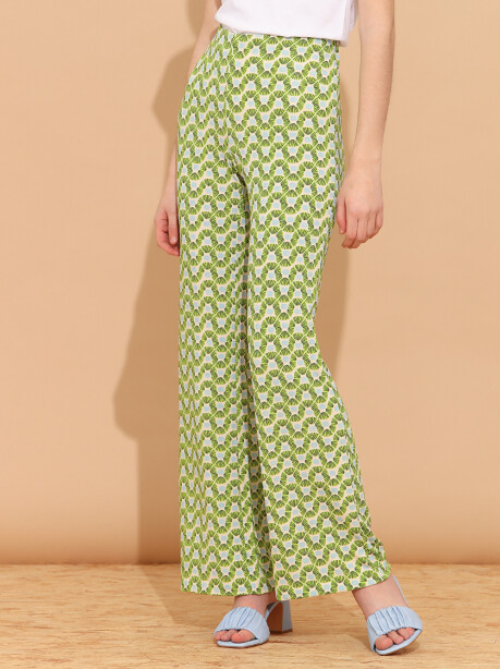 Happy Frame patterned jersey trousers - 3