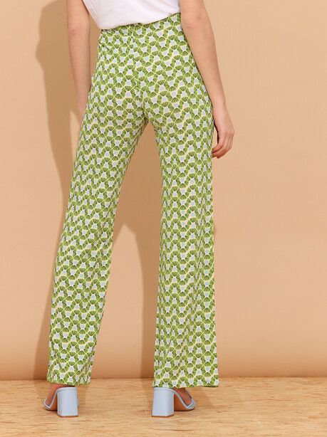 Happy Frame patterned jersey trousers - 2