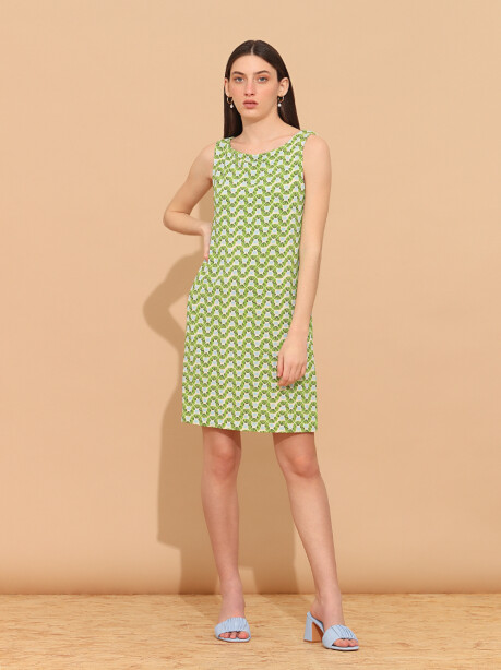 Happy Frame patterned jersey dress - 3